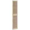 vidaXL Kastdeur Naturel 201 x 39,5 cm Massief grenenhout