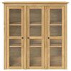 vidaXL Kast met Glazen Deuren BODO Honingbruin 115,5 x 38,5 x 117,7 cm