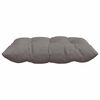 vidaXL Zitkussens 2 pcs Taupe 40 x 40 x 6 cm Stof