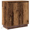 vidaXL LED Sideboard met plank Oudhout 71 x 34,5 x 75 cm Bewerkt hout