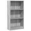 vidaXL Boekenkast 60x24x109 cm bewerkt hout grijs sonoma eikenkleurig