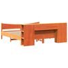 vidaXL Bedframe zonder matras massief grenenhout wasbruin 180x200 cm