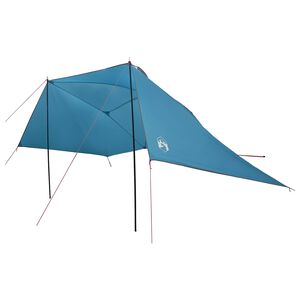 vidaXL Autotent met dak Blauw 308 x 215 x 220 cm Polyester en staal