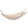vidaXL Hangmat 260x150 cm cr&egrave;mekleurig