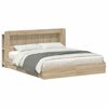 vidaXL Bedframe met opslag Sonoma Eiken 180 x 200 cm Bewerkt hout