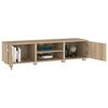 vidaXL Tv-meubel 140x40x35 cm bewerkt hout sonoma eikenkleurig