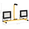 vidaXL Spotlight met handvat LED 2x50 W warmwit