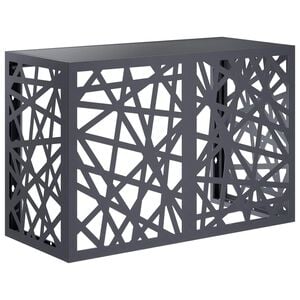 vidaXL Airconditioner hoes Antraciet 90 x 40 x 60 cm Staal