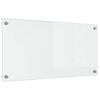 vidaXL Keukenachterwand Transparant 80 x 40 cm gehard glas