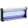 vidaXL Insectenverdelger 60 W aluminium ABS zwart