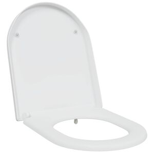 vidaXL Toiletzitting Wit 49 x 36 x 4 cm Duroplast