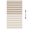 vidaXL Zebra Blind 120x200 cm stofbreedte 115,9 cm polyester zandbruin