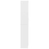 vidaXL Vitrinekast 82,5x30,5x185 cm bewerkt hout wit