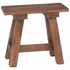 vidaXL Bank Naturel 50,5 x 25 x 47,5 cm Massief mahoniehout