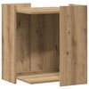 vidaXL Kattenbakkast 42x42x51 cm bewerkt hout artisanaal eikenkleurig