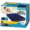 Intex Luchtbed met pomp opblaasbaar Dura-Beam 152x203x25 cm blauw