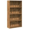 vidaXL Boekenkast 80x30x152 cm bewerkt hout artisanaal eikenkleurig