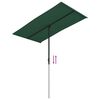 vidaXL Parasol met aluminium paal 180x110 cm groen