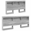 vidaXL Boekenkast Bed Grijs sonoma 150 x 200 cm Bewerkt hout