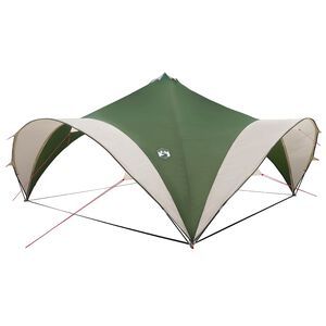 vidaXL Partytent met dak Groen 500 x 500 x 350 cm Polyester en staal