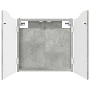 vidaXL Dartbord Kabinet Betongrijs 56 x 12 x 63 cm Bewerkt hout