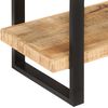 vidaXL Boekenkast met 4 schappen 120x40x180 cm ruw mangohout