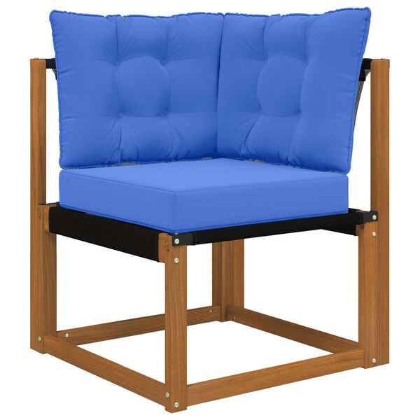 vidaXL Buiten bankkussen 3 pcs Turquoise Polyester