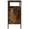 vidaXL Badkamerkast 80x30x60 cm bewerkt hout gerookt eikenkleurig