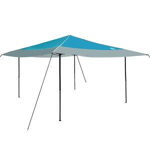 vidaXL Luifeltent 395 x 395 x 251 cm Blauw Stof