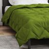 vidaXL Vol jaar dekbed Groen 140 x 220 cm Microfiber