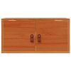 vidaXL Wandkast met plank Wasbruin 60 x 30 x 30 cm Massief grenenhout