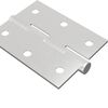 vidaXL Scharnier 12 pcs Zilver 50 x 38 x 1,3 mm Staal