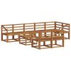 vidaXL Buiten bankenset 9 pcs Naturel Massief Acaciahout