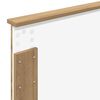 vidaXL Bedframe Ambachtelijk eiken 75 x 190 cm Bewerkt hout