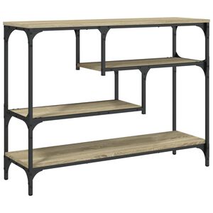 vidaXL Wandtafel 100x30x75 cm bewerkt hout sonoma eikenkleurig