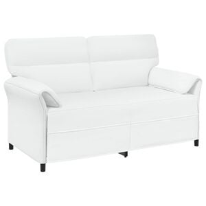 vidaXL 2-Zits Sofa 2-zits Wit 158 x 83 x 95 cm Stof