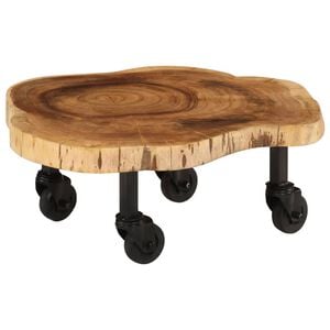 vidaXL Salontafel 60x55x25 cm massief acaciahout