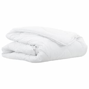 vidaXL 2-in-1 Dekbed 135 x 200 cm Winter Polyester Wit Ademend