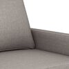 vidaXL Fauteuil 60 cm stof taupe