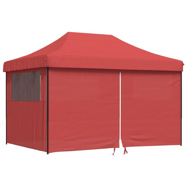 vidaXL Partytent Bordeauxrood 279 x 410 x 315 cm Oxford Stof