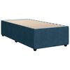 vidaXL Boxspring met matras fluweel blauw 80x200 cm