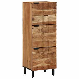 vidaXL Hoge kast met plank Bruin 40 x 33,5 x 110 cm Massief Mango Hout