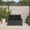 vidaXL Tuinbank met kussen met opslag 120 x 62 x 69 cm poly rattan