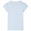 Kindershirt 128 lichtblauw