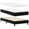 vidaXL Boxspringbed met matras Zwart 90 x 200 cm Fluweel