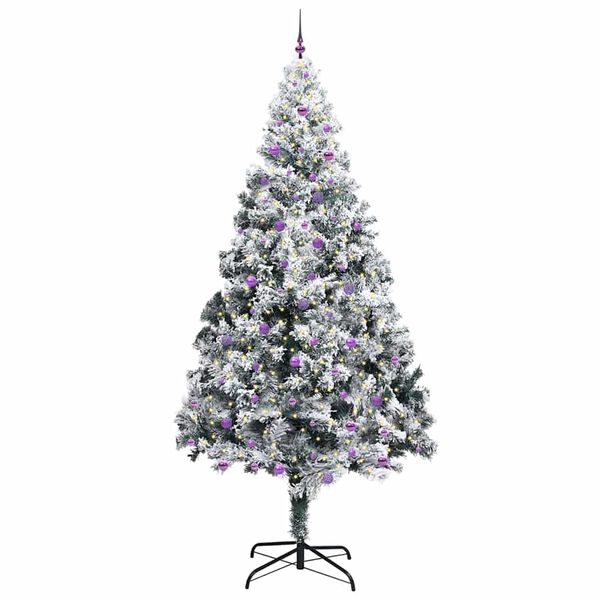vidaXL Kerstboom met 300 LED met standaard Groen 300 cm PVC