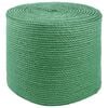 vidaXL Jute Touw 6 mm Groen 100% Tossa jute