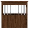 vidaXL Hondenbench 45x62x59 cm bewerkt hout bruin eikenkleur