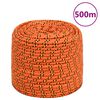 vidaXL Boottouw 10 mm 500 m polypropyleen oranje
