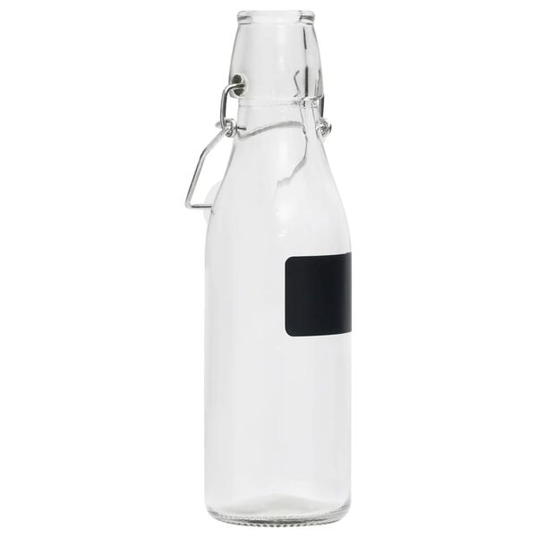 vidaXL Flessen met beugelsluiting 12 st 250ml rond glas